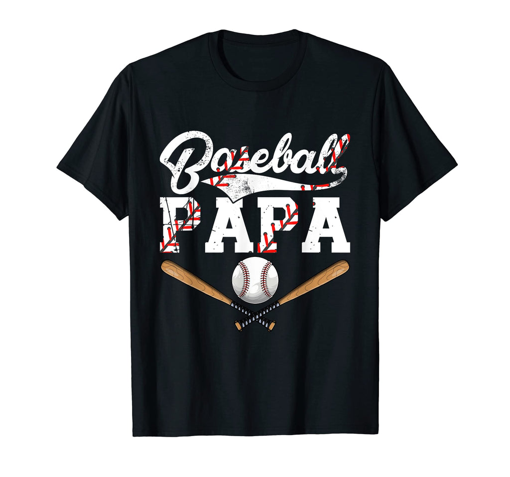 Distressed Baseball Papa Family Fathers T-Shirt - Graphic Print for Adults - T-Shirt, Sweatshirt, Hoodie