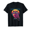 Night Vision Geometric Owl Sunset T-Shirt - Trendy Graphic for Adults - T-Shirt, Sweatshirt, Hoodie