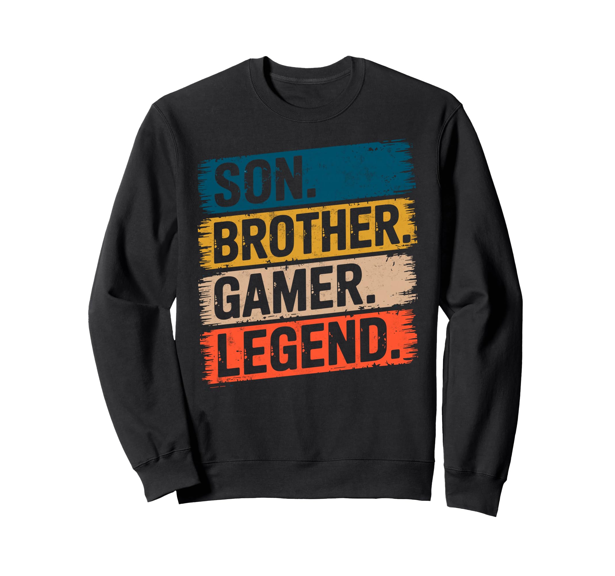 Son Brother Gamer Legend Video Sweatshirt - Aesthetic Graphic Men Women - T-Shirt, Sweatshirt, Hoodie