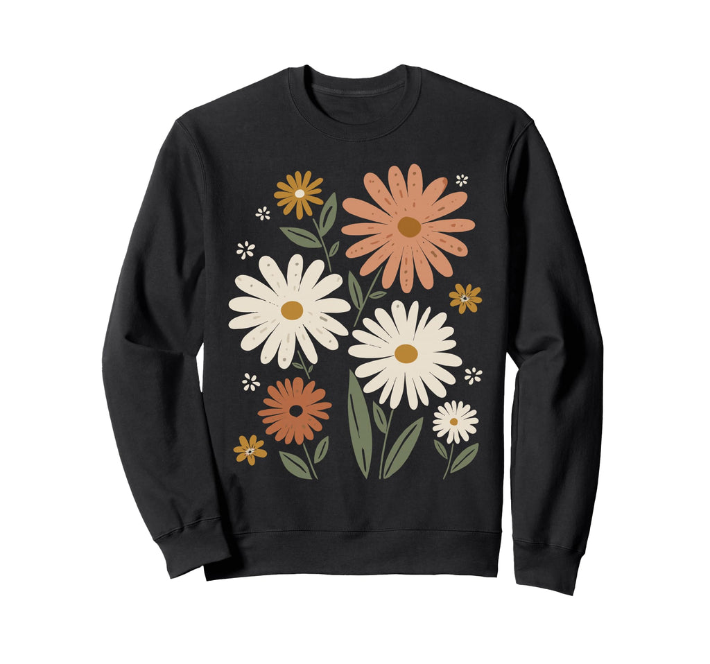 Wildflowers Flowers Pattern Sweatshirt - Streetwear Style for Adults - T-Shirt, Sweatshirt, Hoodie