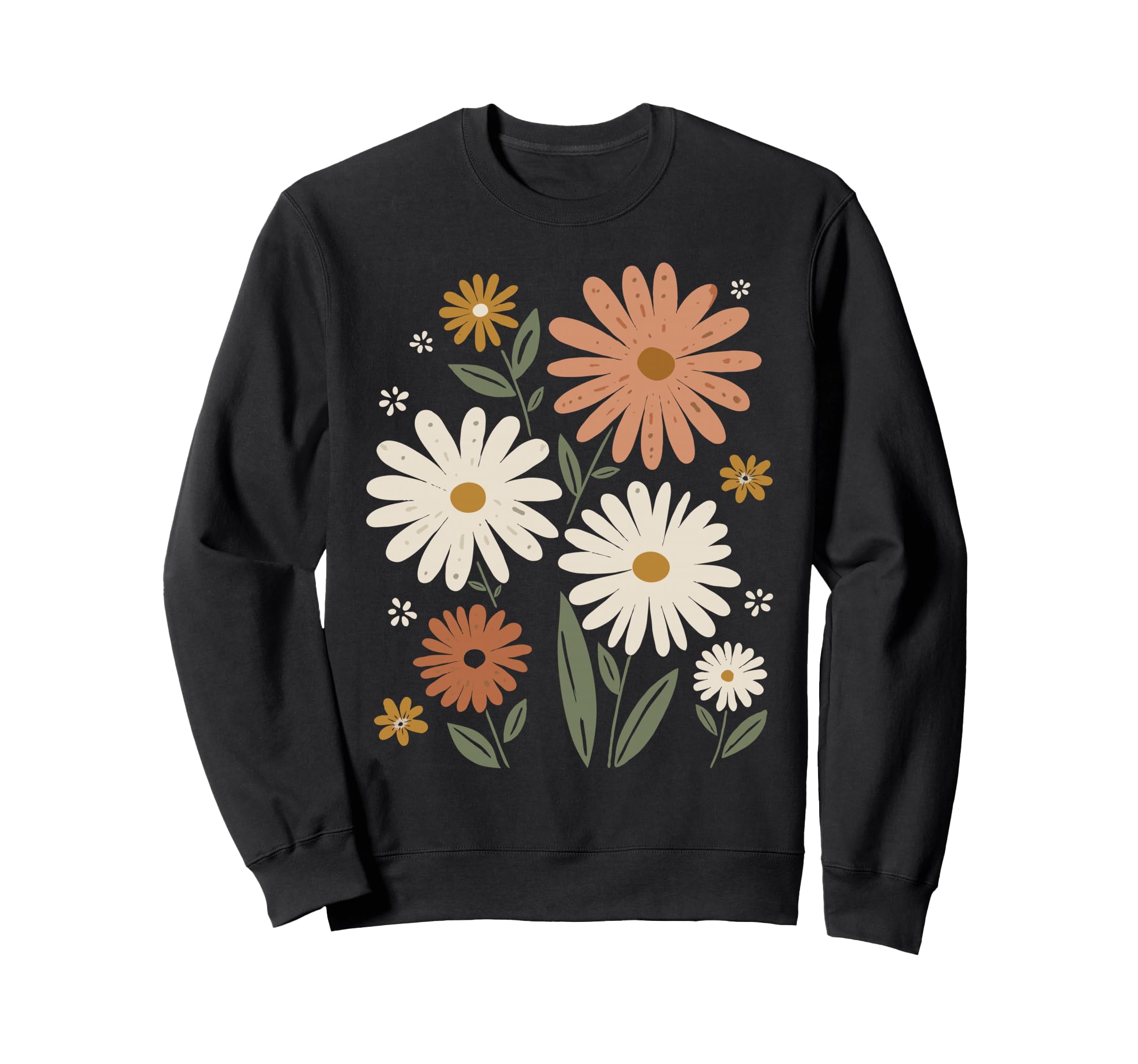 Wildflowers Flowers Pattern Sweatshirt - Streetwear Style for Adults - T-Shirt, Sweatshirt, Hoodie