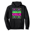 Analog Girlie Cassette Aesthetic 90S Hoodie - Novelty Apparel for Adults - T-Shirt, Sweatshirt, Hoodie