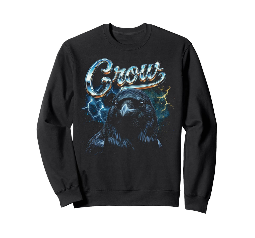 Crow 90S Funny Crow 80S Bird Lover Sweatshirt - Minimalist Print for Adults - T-Shirt, Sweatshirt, Hoodie