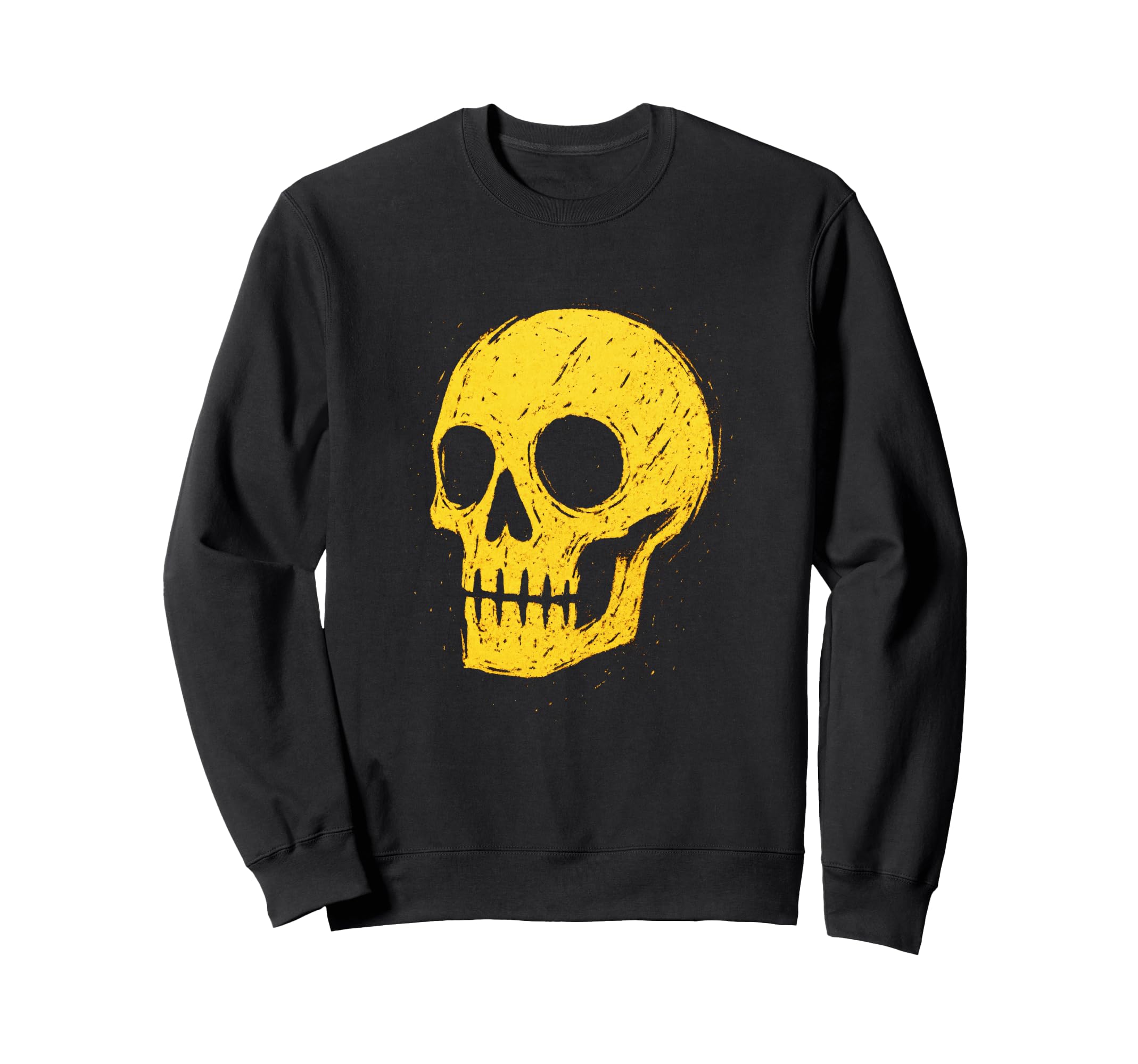 Skull Gothic Grungecore Y2K Sweatshirt - Fun Novelty Design for Adults - T-Shirt, Sweatshirt, Hoodie