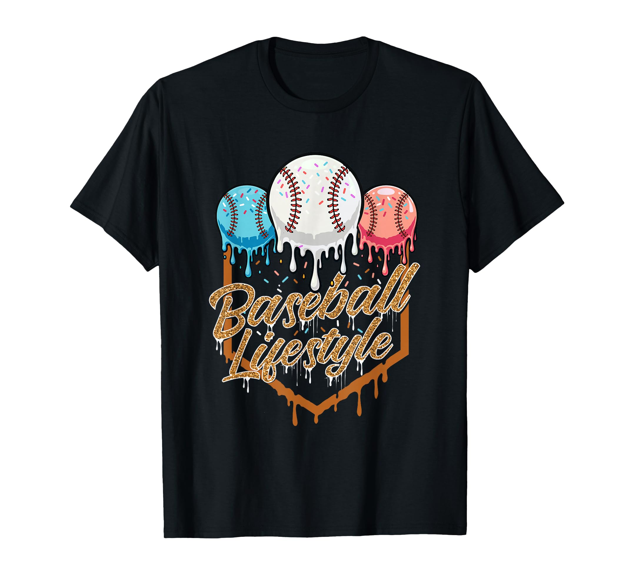 Baseball Lifestyle Baseball Lover T-Shirt - Custom Art Print for Adults - T-Shirt, Sweatshirt, Hoodie