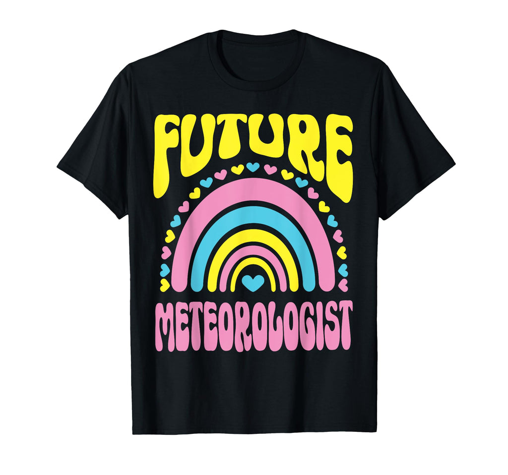 Future Meteorologist Bright Rainbow T-Shirt - Graphic Print Men Women - T-Shirt, Sweatshirt, Hoodie