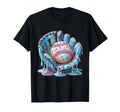 Baseball Glove Drip Ice Cream Drip T-Shirt - Aesthetic Graphic for Adults - T-Shirt, Sweatshirt, Hoodie