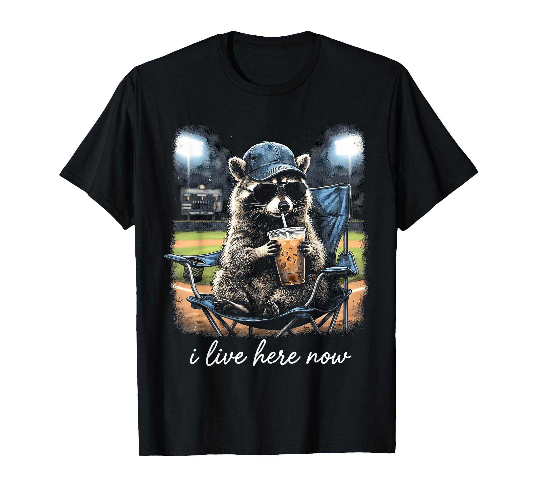 Trash Panda Iced Coffee Baseball T-Shirt - Streetwear Style Men Women - T-Shirt, Sweatshirt, Hoodie