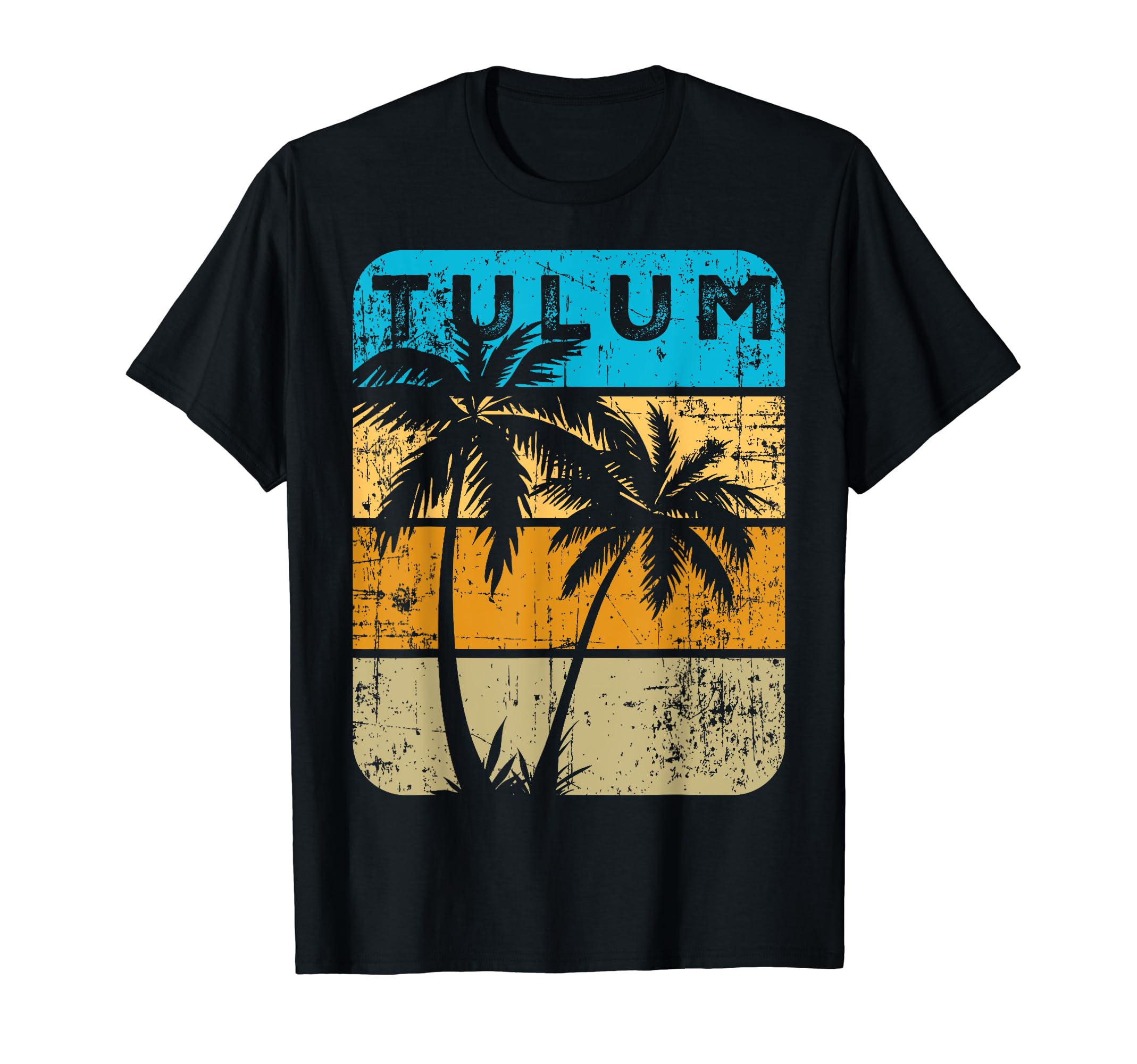 Tulum Mexico Vacation Sunset T-Shirt - Fun Novelty Design for Adults - T-Shirt, Sweatshirt, Hoodie