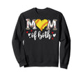Mom Both Baseball Softball Heart Sweatshirt - Trendy Graphic Men Women - T-Shirt, Sweatshirt, Hoodie