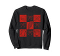 Baseball Mama Coquette Checkered Sweatshirt - Graphic Print Unisex - T-Shirt, Sweatshirt, Hoodie