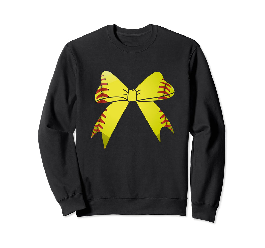 Baseball Bow Baseball Mom Mothers Sweatshirt - Trendy Graphic Men Women - T-Shirt, Sweatshirt, Hoodie