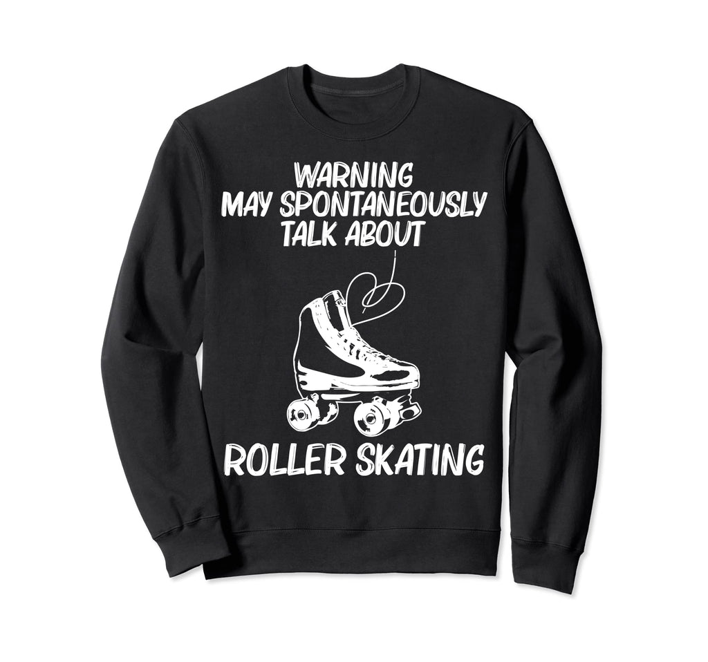 Roller Skating Disco Derby Skates Sweatshirt - Aesthetic Graphic Men Women - T-Shirt, Sweatshirt, Hoodie