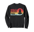 Distressed World Okayest Yogi Sweatshirt - Trendy Graphic Men Women - T-Shirt, Sweatshirt, Hoodie