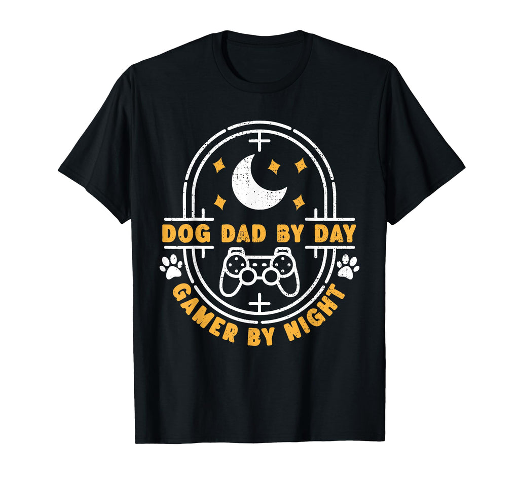 Dog Dad Day Gamer Night Gamepad And T-Shirt - Unique Graphic for Adults - T-Shirt, Sweatshirt, Hoodie