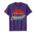 Chicago Illinois Skyline Usa America T-Shirt - Minimalist Print Unisex - T-Shirt, Sweatshirt, Hoodie