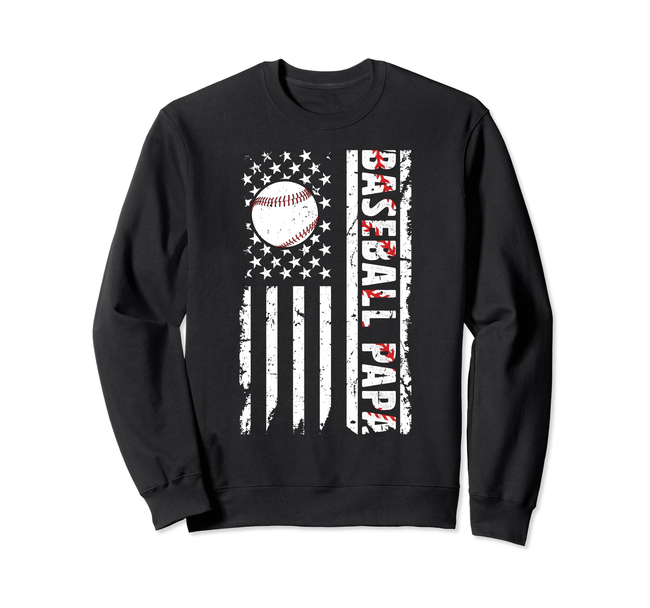 Baseball Papa Baseball Player Papa Sweatshirt - Trendy Graphic Men Women - T-Shirt, Sweatshirt, Hoodie
