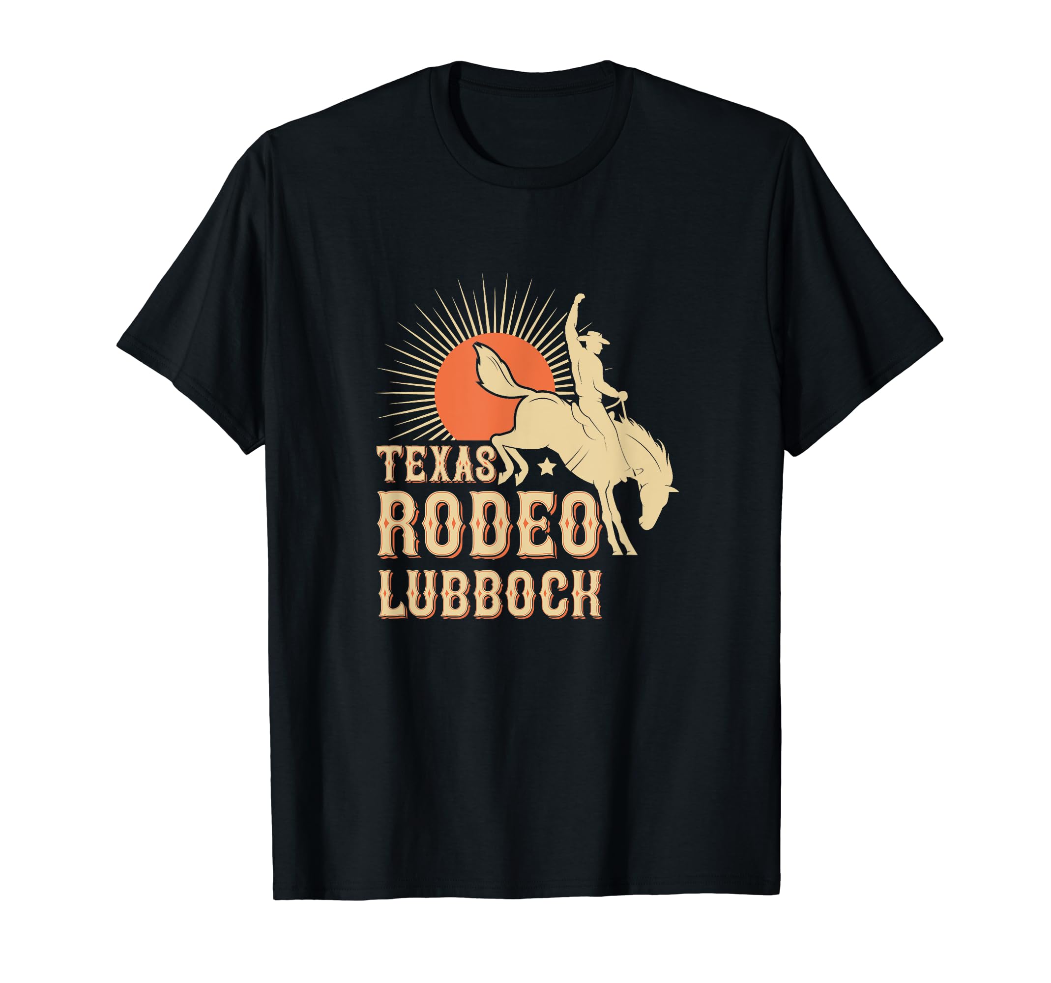 Lubbock Texas Rodeo Western Cowboy T-Shirt - Unique Graphic Men Women - T-Shirt, Sweatshirt, Hoodie
