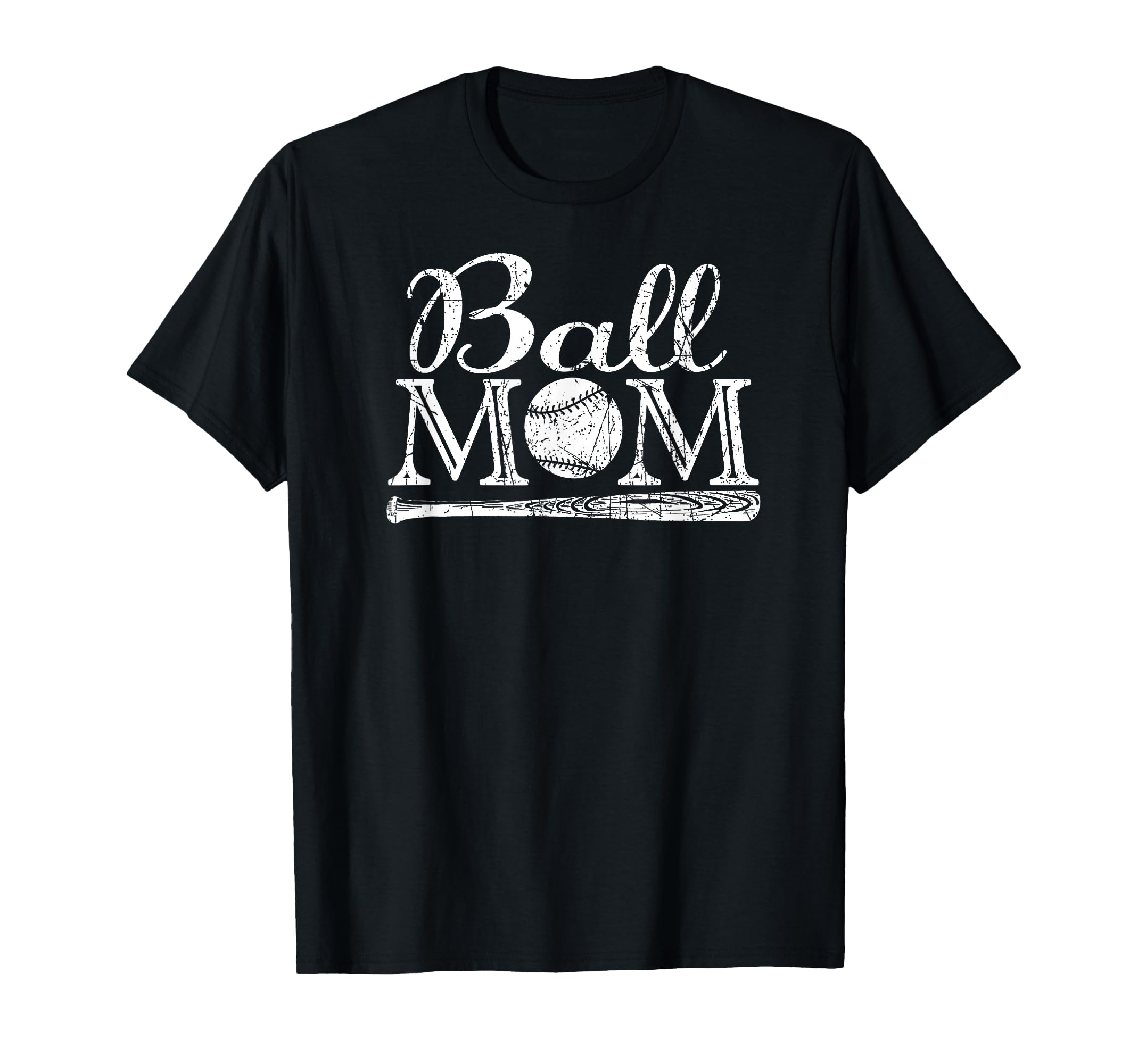 Ball Mom Baseball Softball Mom T-Shirt - Casual Everyday Wear for Adults - T-Shirt, Sweatshirt, Hoodie