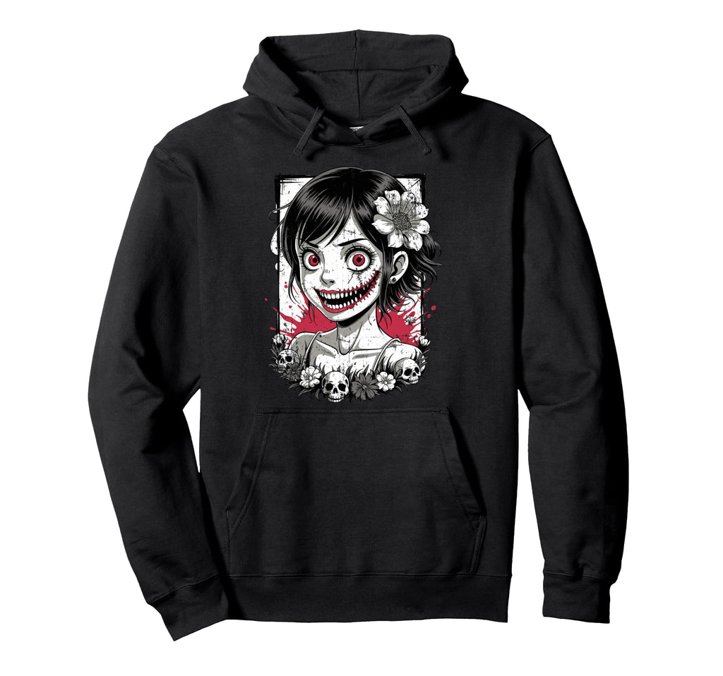 Japanese Horror Anime Manga Japan Y2K Hoodie - Streetwear Style for Adults - T-Shirt, Sweatshirt, Hoodie