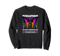 Butterfly Evolution Y2K Grunge Sweatshirt - Fun Novelty Design Unisex - T-Shirt, Sweatshirt, Hoodie