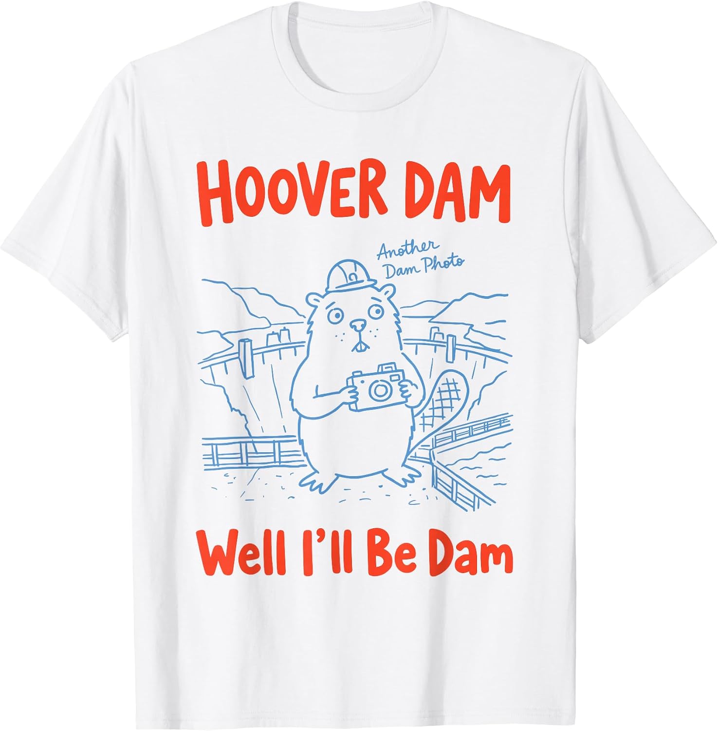 Retro Beaver Photography Road Trip Vacation Merch - Adult & Kids T-Shirts, Sweatshirts & Hoodies apparel design preview 1