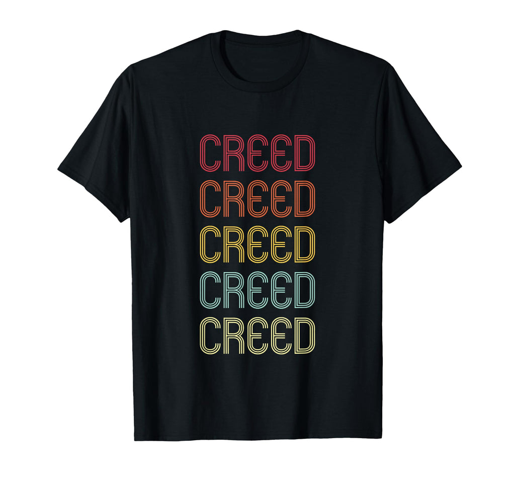 Creed Wordmark Pattern Personalized T-Shirt - Minimalist Print Men Women - T-Shirt, Sweatshirt, Hoodie