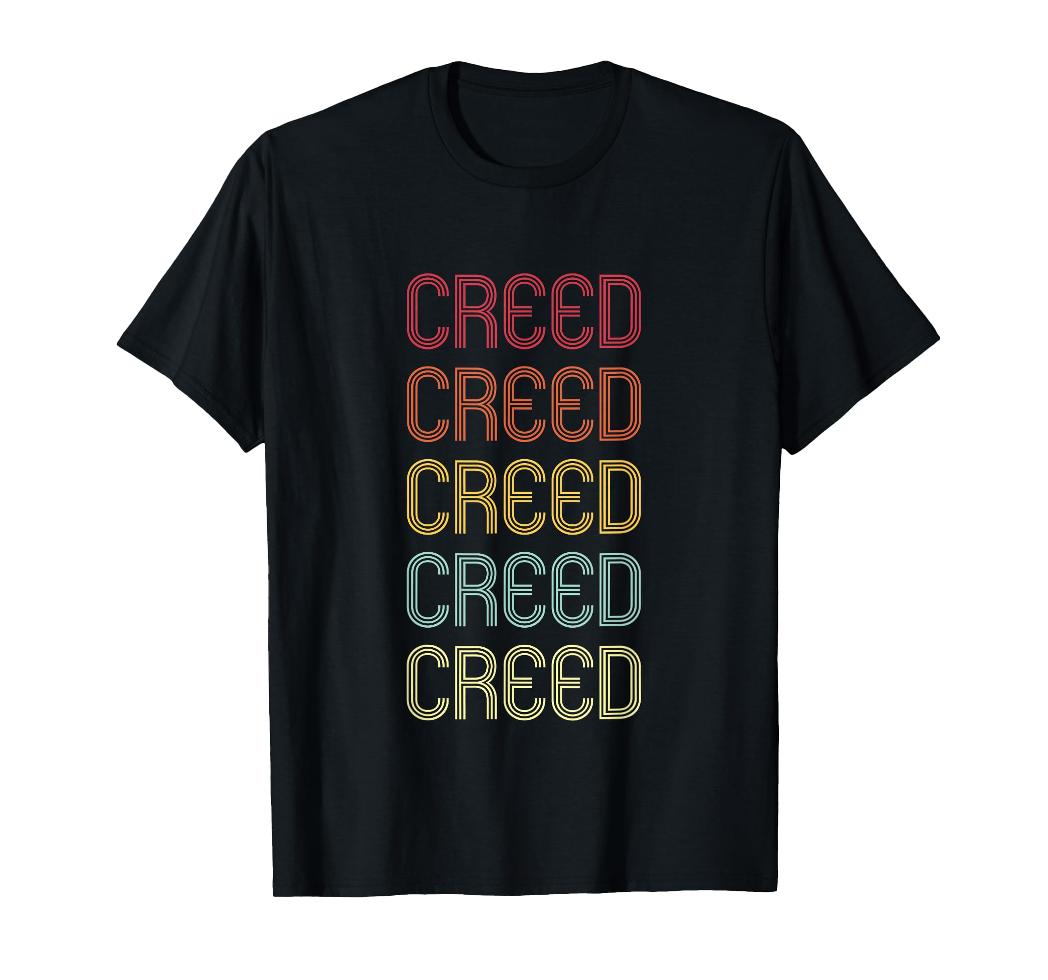 Creed Wordmark Pattern Personalized T-Shirt - Minimalist Print Men Women - T-Shirt, Sweatshirt, Hoodie