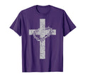 Distressed Cross Crown Thorns T-Shirt - Streetwear Style for Adults - T-Shirt, Sweatshirt, Hoodie