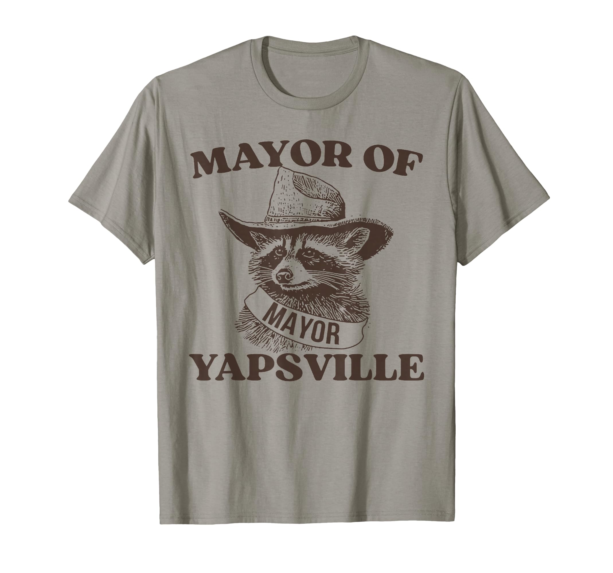 Mayor Yapsville Racoons Western Hats T-Shirt - Graphic Print Men Women - T-Shirt, Sweatshirt, Hoodie