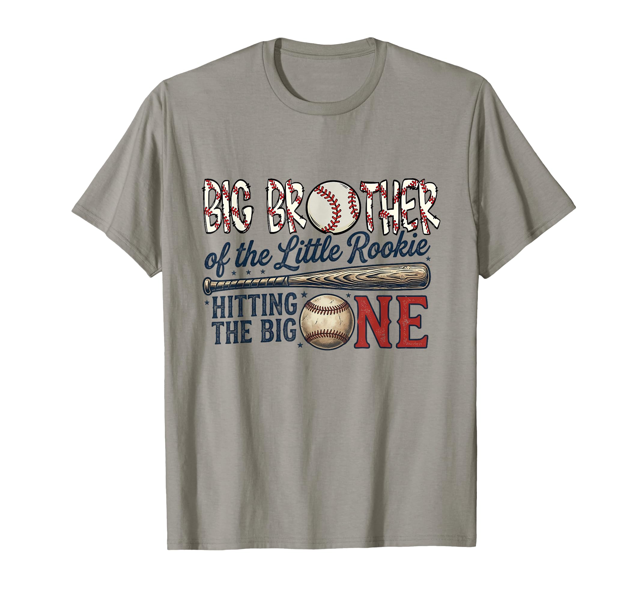 Bro Big Brother Lil Rookie 1St T-Shirt - Fun Novelty Design for Adults - T-Shirt, Sweatshirt, Hoodie