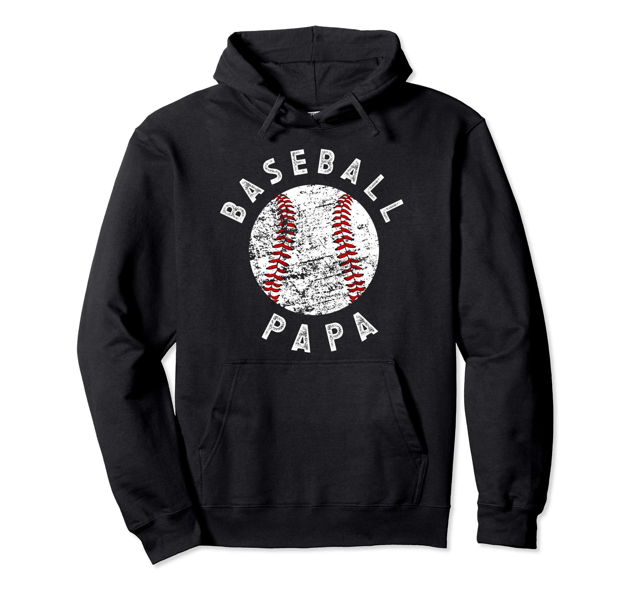 Proud Baseball Papa Grandpa Papa Hoodie - Unique Graphic for Adults - T-Shirt, Sweatshirt, Hoodie