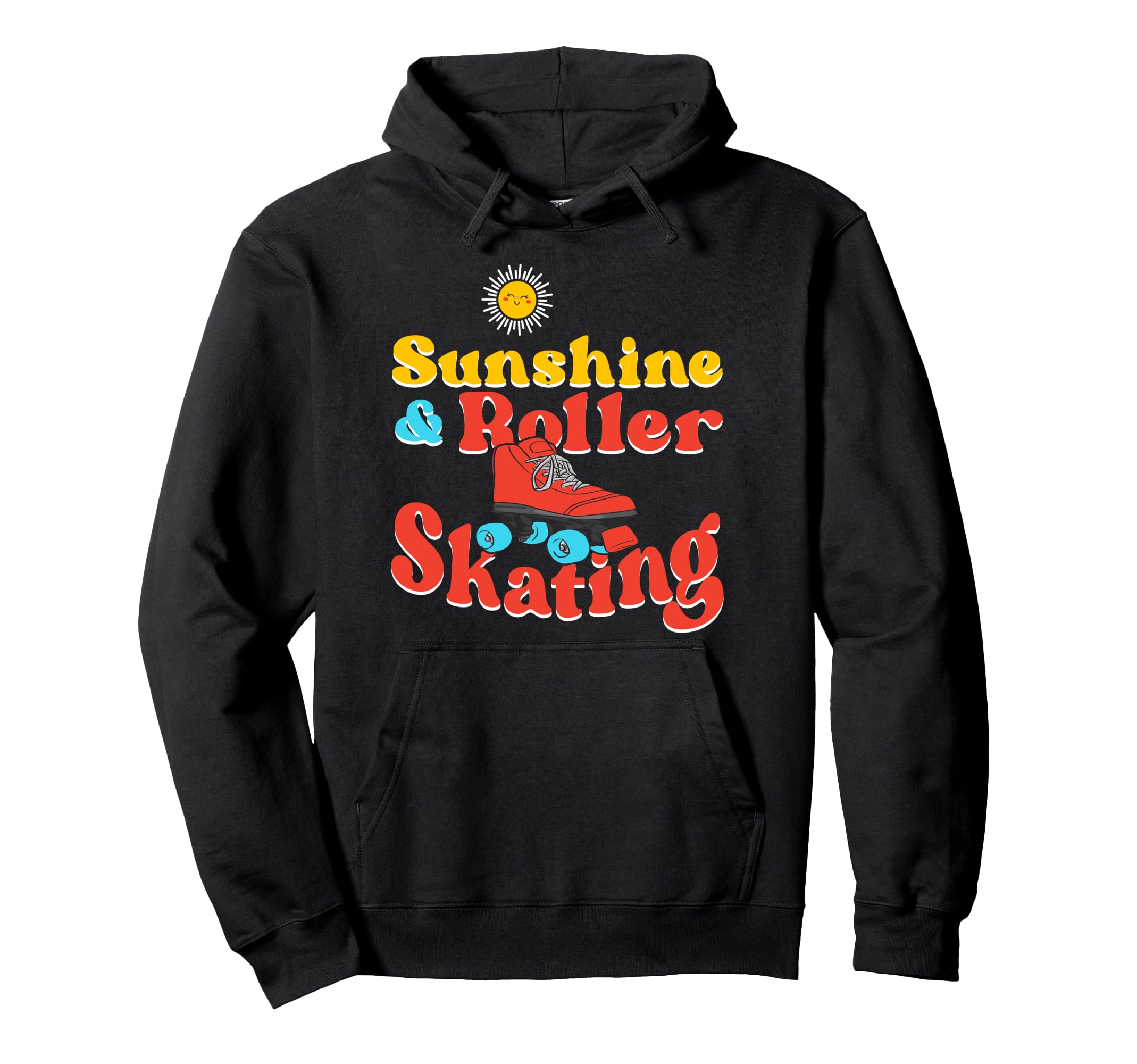 Roller Skating Skate 1970S Hoodie - Novelty Apparel for Adults - T-Shirt, Sweatshirt, Hoodie
