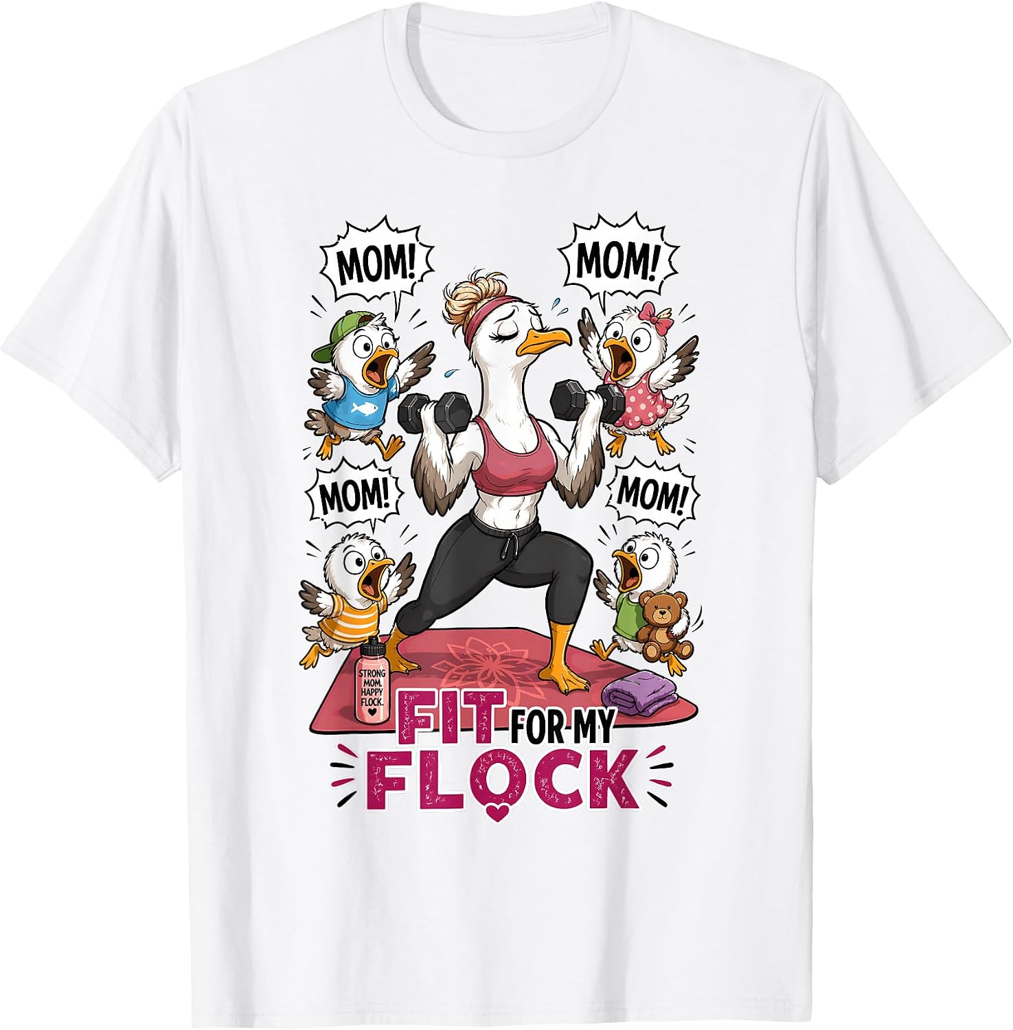 Funny Gym Mom Seagull Merch - Adult & Kids T-Shirts, Sweatshirts & Hoodies apparel design preview 1