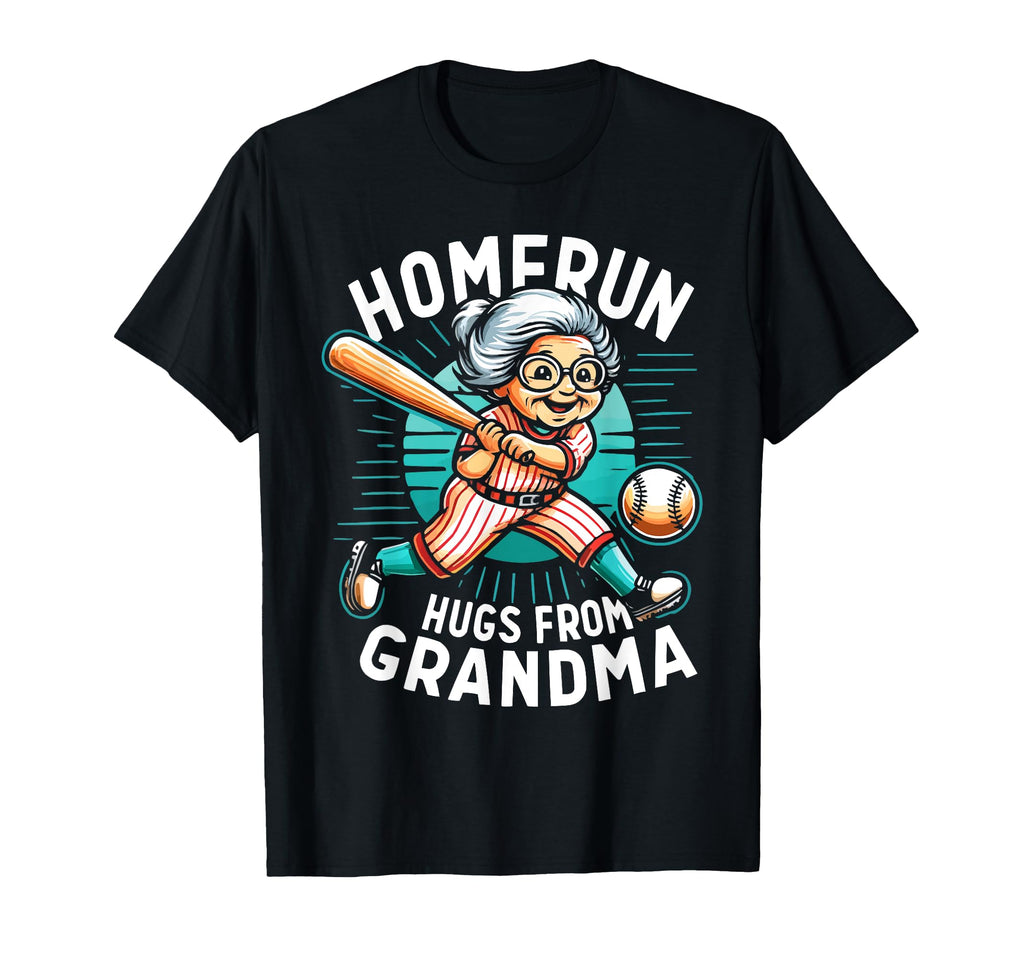 Baseball Grandma Grandmother Granny T-Shirt - Fun Novelty Design Unisex - T-Shirt, Sweatshirt, Hoodie