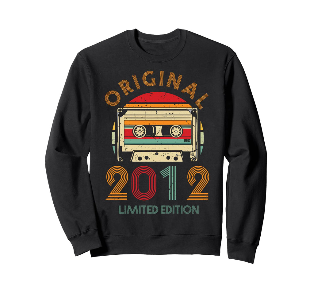 2012 Cassette Tape 14Th Birthday Sweatshirt - Graphic Print for Adults - T-Shirt, Sweatshirt, Hoodie