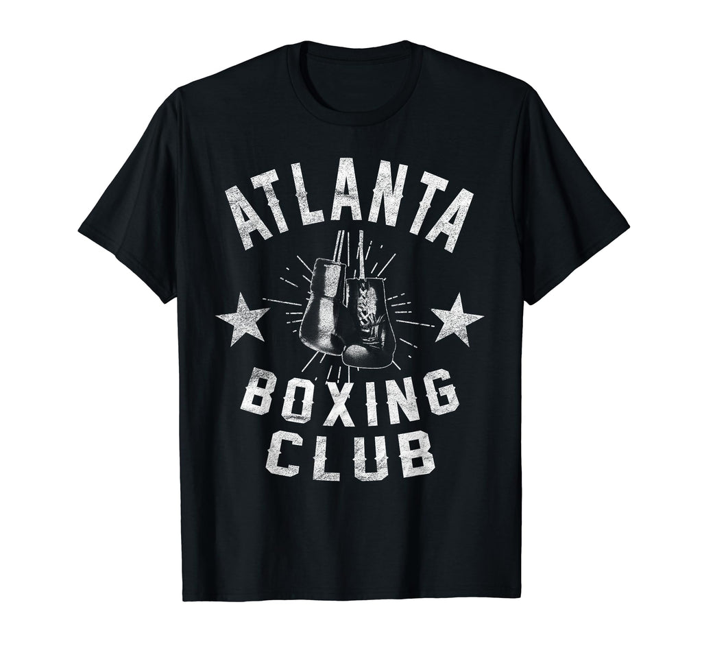 Atlanta Boxing Club Distressed Boxer T-Shirt - Trendy Graphic for Adults - T-Shirt, Sweatshirt, Hoodie