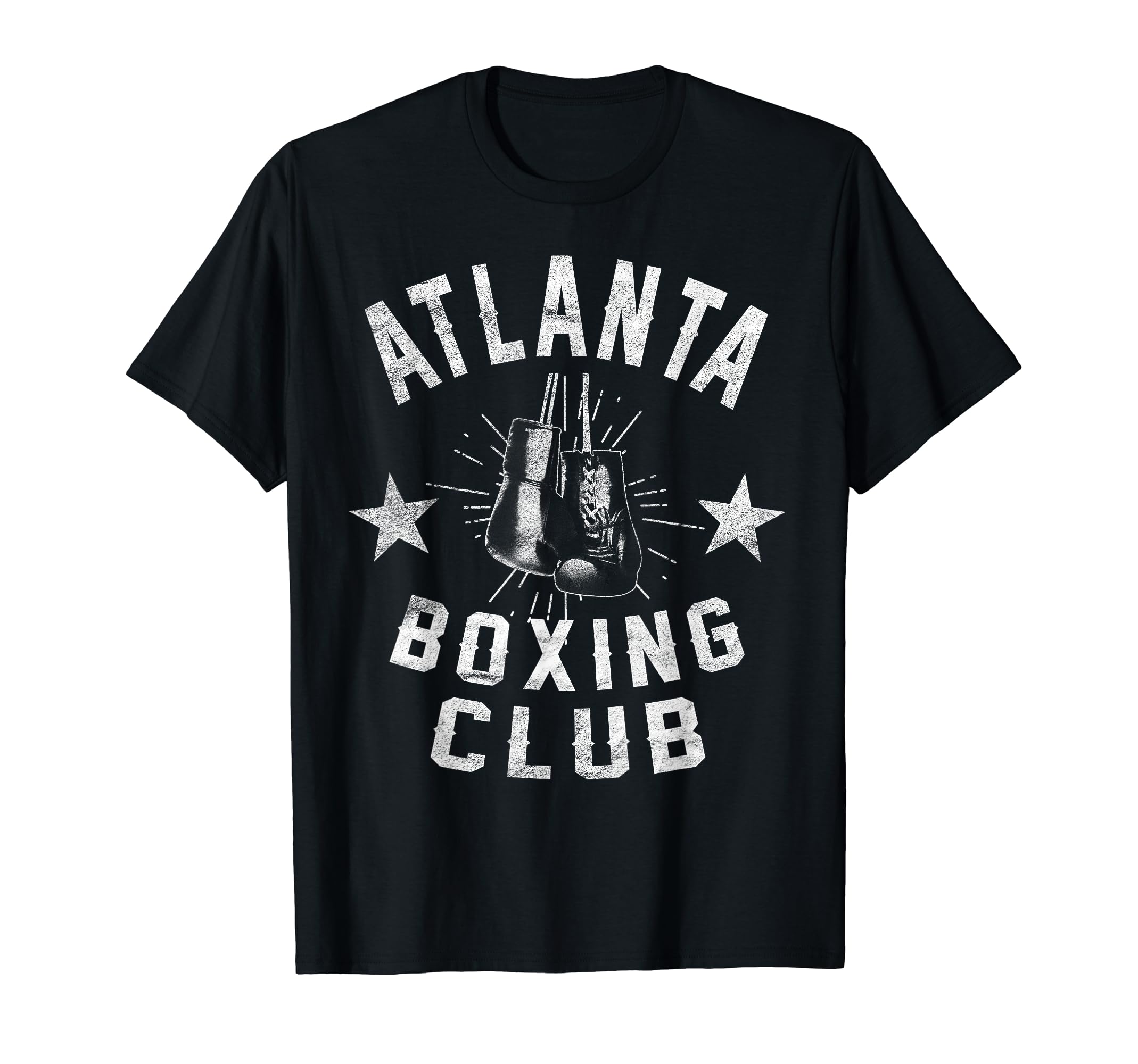 Atlanta Boxing Club Distressed Boxer T-Shirt - Trendy Graphic for Adults - T-Shirt, Sweatshirt, Hoodie
