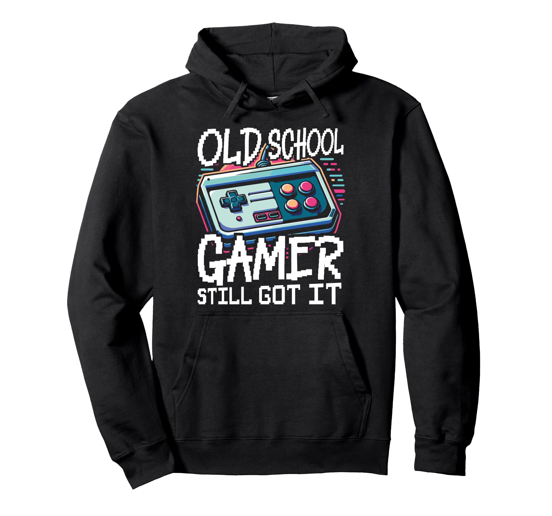 80S Arcade Nostalgia Pixel Art Video Hoodie - Graphic Print for Adults - T-Shirt, Sweatshirt, Hoodie