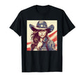 Cowgirl Cowboy Patriotic Cow And Farm T-Shirt - Streetwear Style for Adults - T-Shirt, Sweatshirt, Hoodie