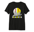 Mens Ball Grandpa Softball Baseball T-Shirt - Trendy Graphic Unisex - T-Shirt, Sweatshirt, Hoodie