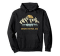 Iron River Michigan Mountain Sunset Hoodie - Casual Everyday Wear Unisex - T-Shirt, Sweatshirt, Hoodie