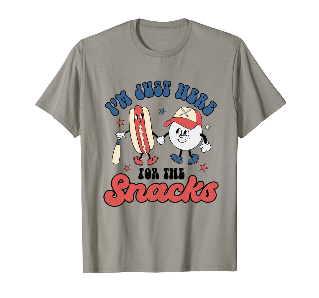 Baseball Brother Im Just Here Snacks T-Shirt - Casual Everyday Wear Unisex - T-Shirt, Sweatshirt, Hoodie