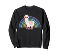 Llama Roller Skate Funny 70S 80S Sweatshirt - Fun Novelty Design Men Women - T-Shirt, Sweatshirt, Hoodie