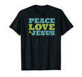 Peace Love And Jesus T-Shirt - Aesthetic Graphic Men Women - T-Shirt, Sweatshirt, Hoodie