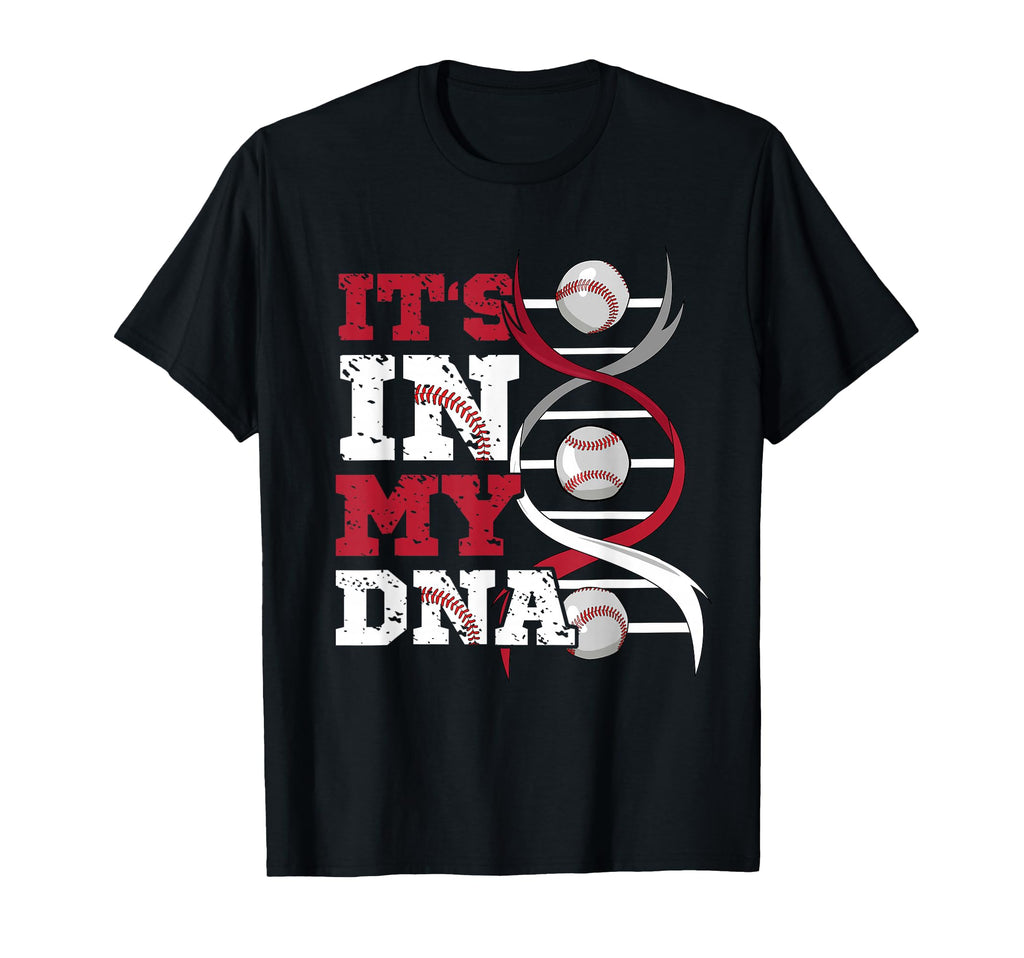 Its My Dna Baseball Sport Player T-Shirt - Minimalist Print Unisex - T-Shirt, Sweatshirt, Hoodie