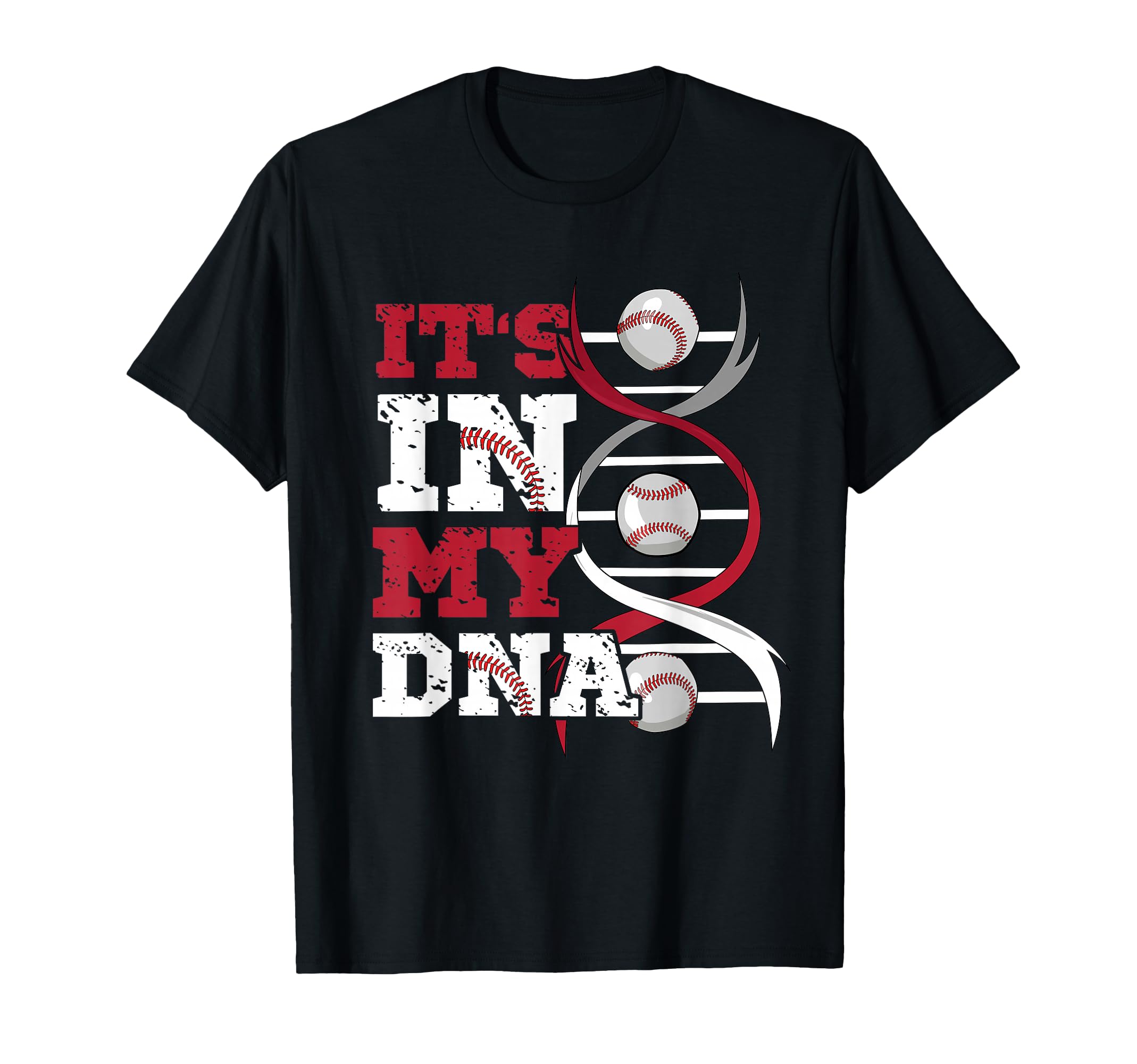 Its My Dna Baseball Sport Player T-Shirt - Minimalist Print Unisex - T-Shirt, Sweatshirt, Hoodie
