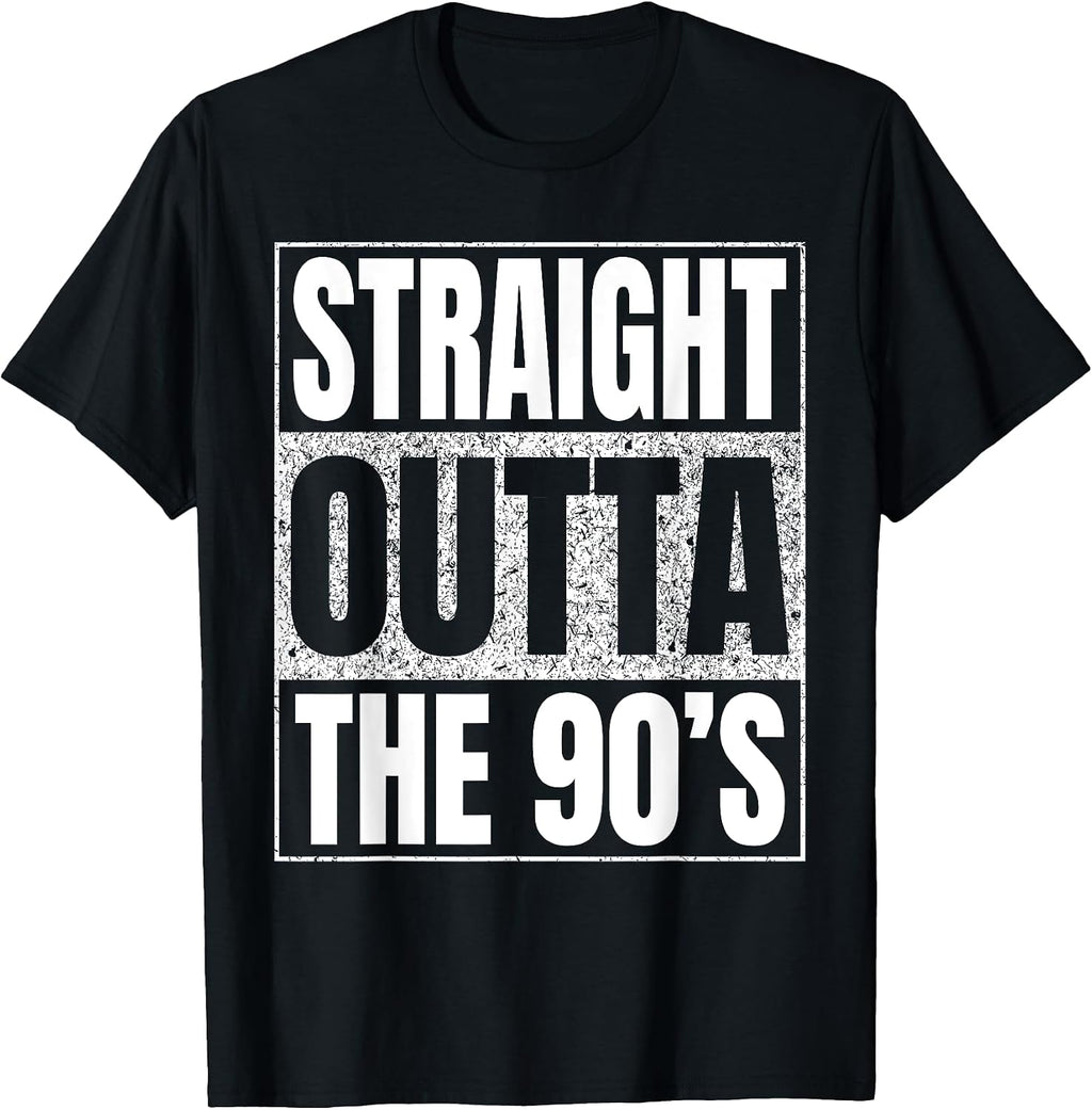 Straight Outta 90's Funny Apparel - Adult & Kids T-Shirts, Sweatshirts & Hoodies apparel design preview 1