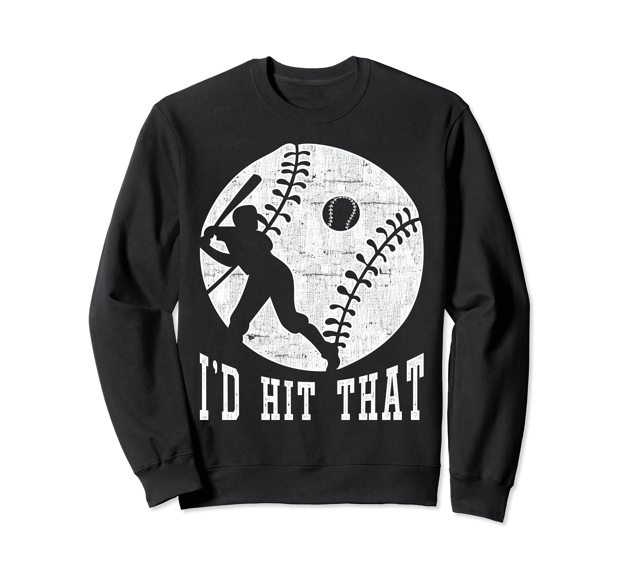Baseball Fan Funny Batter Sweatshirt - Casual Everyday Wear Unisex - T-Shirt, Sweatshirt, Hoodie