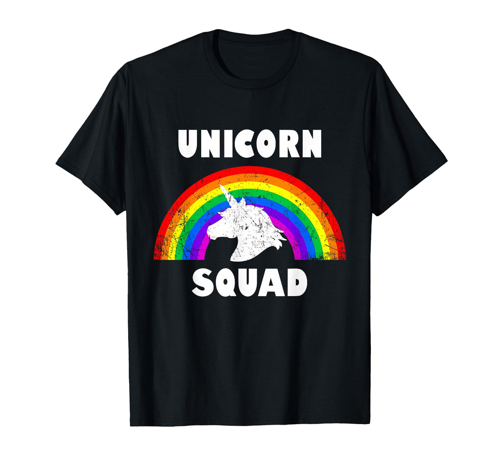 Unicorn Squad Rainbow Unicorns Love T-Shirt - Streetwear Style Unisex - T-Shirt, Sweatshirt, Hoodie